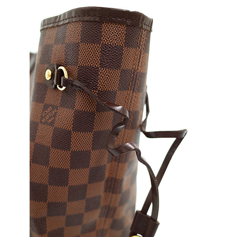 Louis Vuitton Damier Ebene Brown Neverfull Tote Bag - Picture 7 of 8